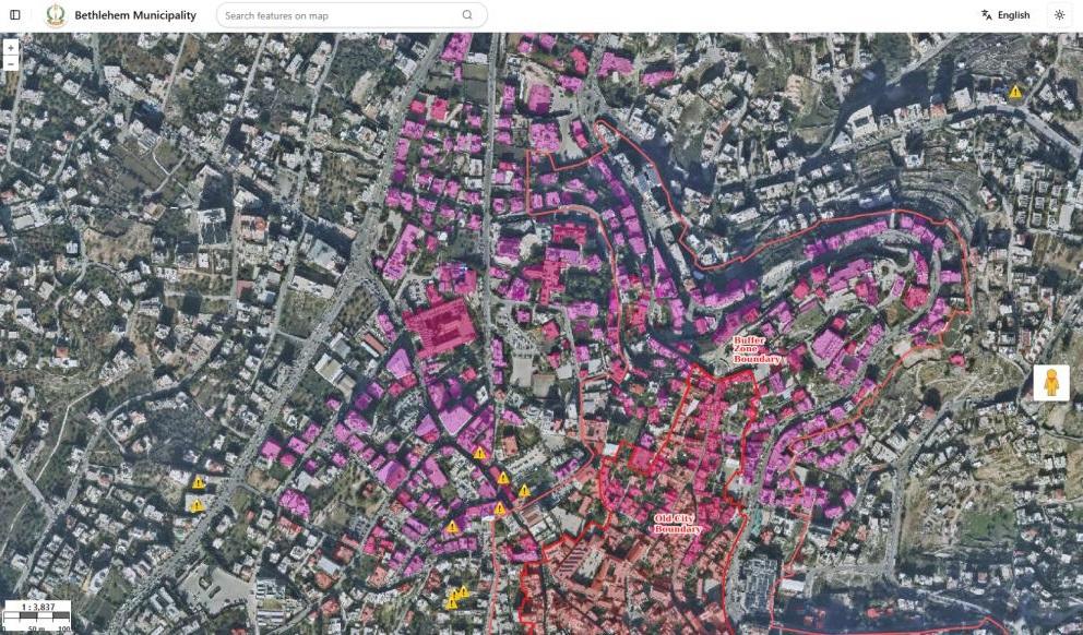 Bethlehem Municipality Enterprise GIS Platform — platform screenshot
